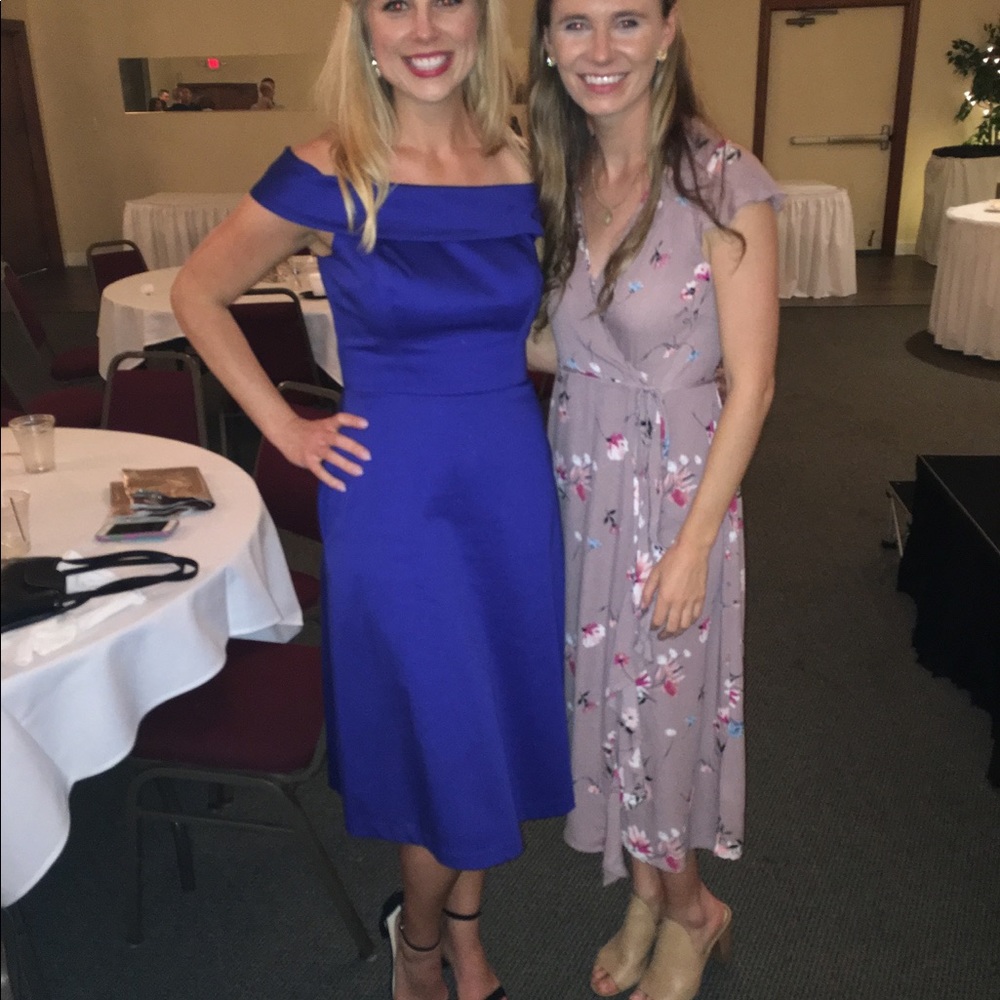 Blue dress